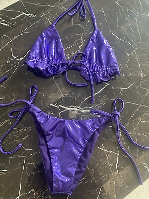 #ad Purple Mystique Bikini women Size Small Swimsuit $56.99