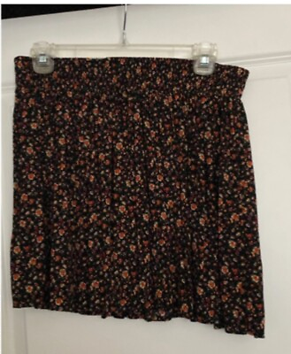 #ad Flower Mini Skirt Women#x27;s Large Forever 21 $5.00