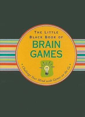 #ad The Little Black Book of Brain Games Brain Teasers Little Black Books GOOD $4.49