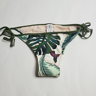 #ad #ad Seafolly Australia Womens Size 10 Brazilian Bikini Bottoms Palm $40.00