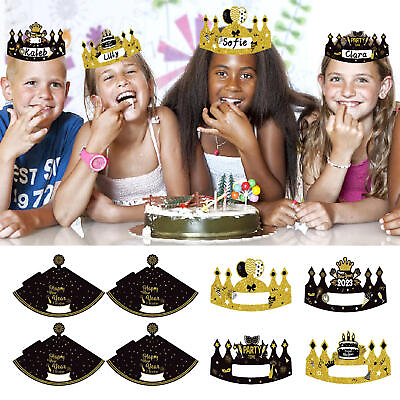 #ad Gold Black Party Hats for Happy New Year Gift New Year#x27;s Eve Party Accessories $8.54