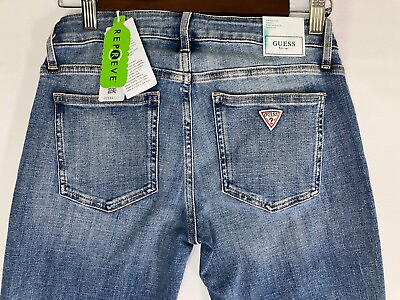 NEW Women#x27;s Guess Jeans Ryder Low Rise Flare Light Breeze Denim Size 27 NWT $30.36