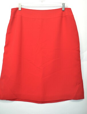 #ad Two Twenty Five Womens Size 14 Red Pencil Skirt NEW E1 $16.20