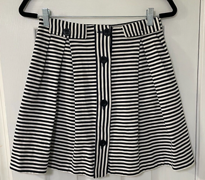 See By Chloe Navy and White Striped Mini Skirt Size 4 $20.00