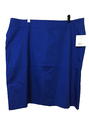 #ad 89th Madison Cobalt Blue Stretch Pencil Skirt Plus Size 18W SK1 $16.63