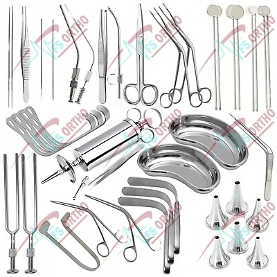#ad ENT Examination for inspection of the face ears nose throat Surgery set of 39pcs $299.40