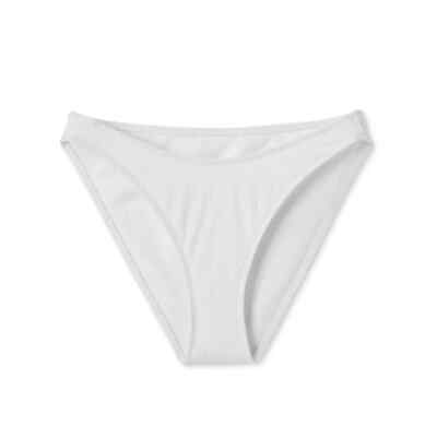 #ad Women#x27;s Ribbed Scoop Front High Leg Cheeky Bikini Bottom Wild Fable XS $5.25