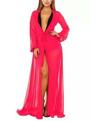 Red Sheer Long Beach Swimwear Cover Up Many colors available $39.95