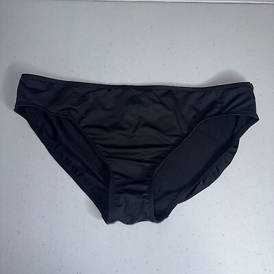 #ad Lauren Ralph Lauren Women’s Black Bikini Bottom Size 16 NWOT $15.00