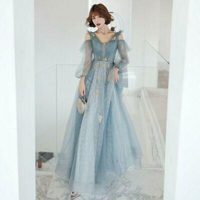 Lady Shiny Mesh Dress Evening Party Prom Ball Gown Princess Elegant Fairy $66.23