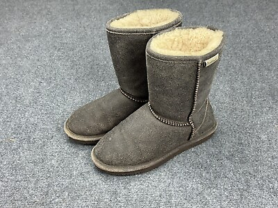 #ad Bearpaw Boots Womens Size 6 Grey $29.95