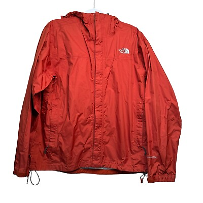 #ad #ad the north face jacket large mens hyvent 2.5l red hoodie rain coat $19.95