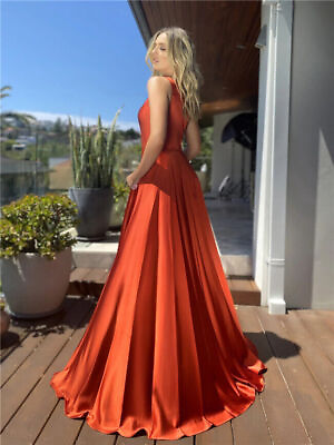 Party Prom Long Evening Bridesmaid Ball Formal Dresses Wedding Gown Womens $30.80