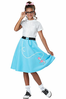#ad California Costume 50#x27;S POODLE SKIRT CHILD Girls Accessory halloween dress 00627 $7.03