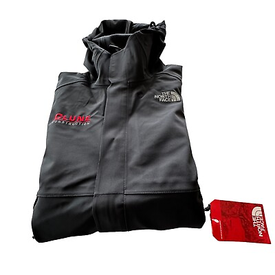 #ad The North Face Jacket Apex Flex Mens Medium Hood Zip Corporate Logo Aviation New $88.88