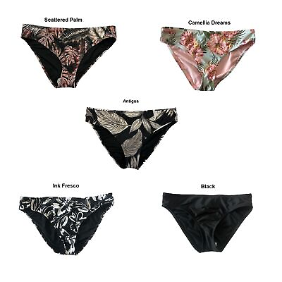 #ad Hurley Women#x27;s Standard Quick Dry Compression Full Bikini Swim Bottom $18.99