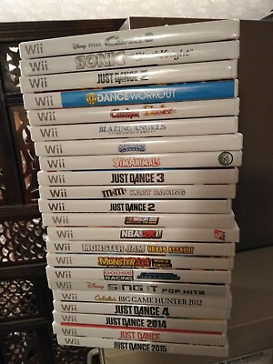 Wii Games with Manuals Most are Mint $56.00