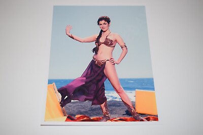 #ad #ad Carrie Fisher Return of the Jedi bikini beach Leia 8x10 glossy photo Busty 027 $7.99