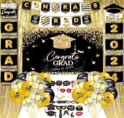 #ad 2024 Graduation Party Decorations Graduation Decorations Class of 2024 Gradua $17.99