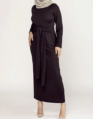 #ad long sleeve maxi dress xs modest dress long ankle length $60.00