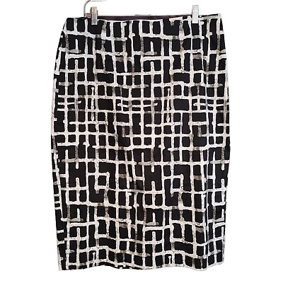 #ad #ad Spiegel Women#x27;s Black amp; White Pencil Skirt 16 $12.00