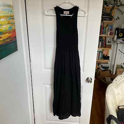 #ad Xirena Women#x27;s Maxi Dress Sleeveless XS Flynn Dress black $225 NWOT#x27;s $145.00