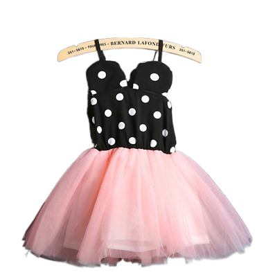 #ad Little Girls Summer Dress Polka Dot Sling Cute Slim TuTu Style Princess Dress $12.95