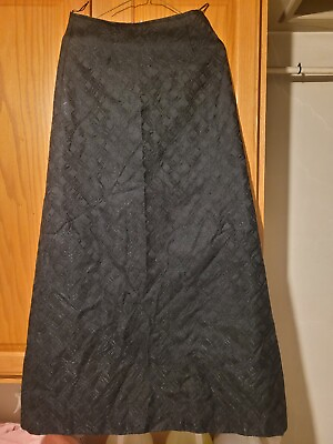 Flare Skirt Long Black High Quality Vintage Ilgwu $200.00