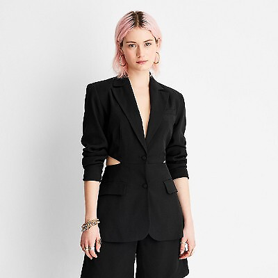 Women#x27;s Cut Out Blazer Future Collective with Alani Noelle $17.99
