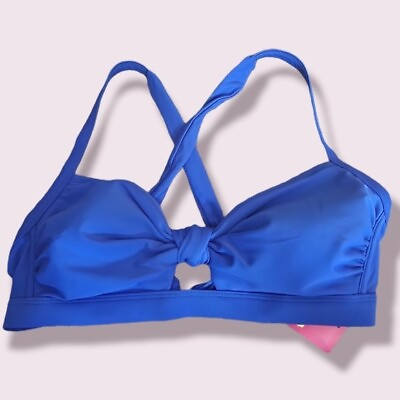#ad Blue bikini top $8.00