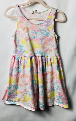 #ad Hamp;M Girls Summer Dress Size 6X Sleeveless 100% Cotton $10.16