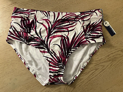 #ad Sonnet shores bikini bottom womens plus size 22W tummy panel New $6.62