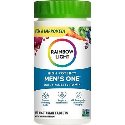 #ad Rainbow Light Men’s One Multivitamin Plus Superfoods amp; Probiotics 180 ct. $41.97