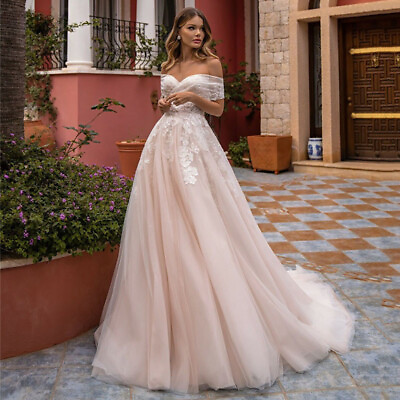 #ad Champagne Wedding Dresses Vintage Boho Bride Gown vestidos de novia Bride Dress $142.72