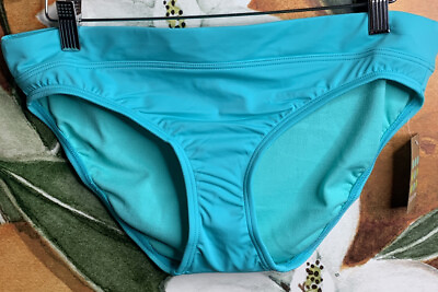 #ad Title Nine Lehua Full Coverage Bikini Bottoms Mid Rise Swimwear Small NWT 17 $15.00