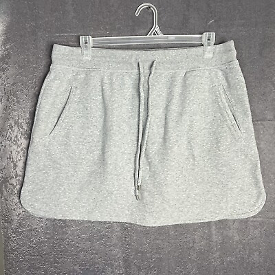 #ad Nine West Womens Skirt Gray Sweatpants Drawstring Pockets Size XXL 38W $16.99