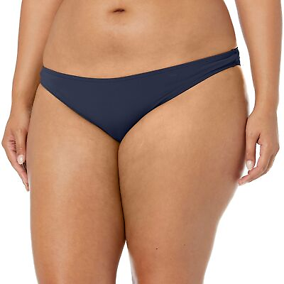 MSRP $35 Roxy Womens Beach Classics Moderate Bikini Bottoms Blue Size Small NWOT $16.00