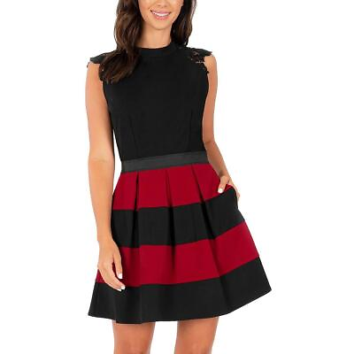 #ad Speechless Womens Lace Trim Daytime Cocktail And Party Dress Juniors BHFO 3634 $6.99