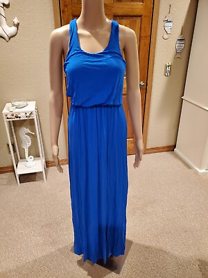 #ad Lush Blue maxi dress razorback Xsmall $17.99