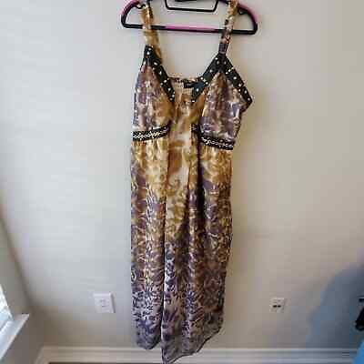 #ad 𝅺New Floral flowy maxi dress plus size 3X $39.00