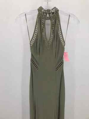 #ad Pre Owned Guess Green Size XS Maxi Sleeveless Dress $28.99