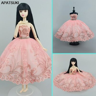 Pink Ballet Tutu Dress For 11.5quot; Doll Clothes Outfits 1 6 Dolls Accessories Gown $5.03
