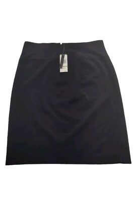 #ad Nine West Skirt Women#x27;s 14 Bolton Black Stretch Pencil Skirt $15.99