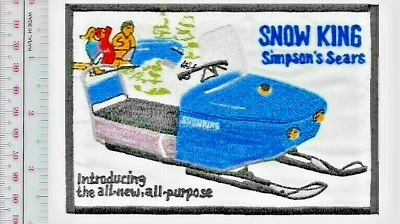 #ad Vintage Snowmobile Snow King Robin Nodwell Manufacturing Sold Simpson#x27;s Sears Ca $9.99