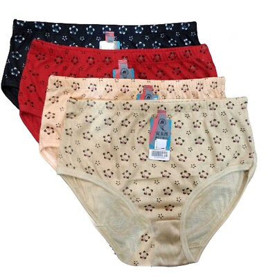 #ad Pack of 4 Printed Panties for Girls amp; Women Multicolor $12.00
