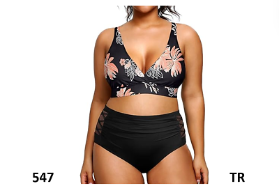 #ad #ad Yonique Women Plus Size Bikini High Waisted Swimsuits Two Piece Bathing Suits24 $28.79
