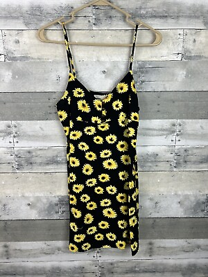#ad Urban Outfitters Women’s Small Summer Dress With Sun Flowers $16.25