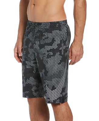 #ad #ad Nike Mens Camo Swimsuit Black Large $23.52