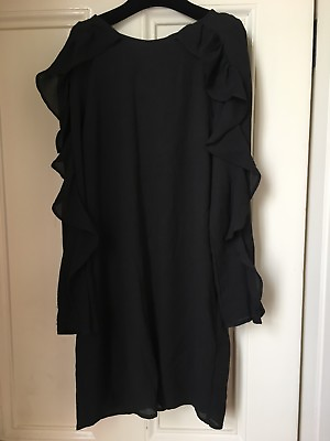#ad #ad Hamp;M Black Cocktail Dress Long Sleeves Size 10UK . GBP 19.99