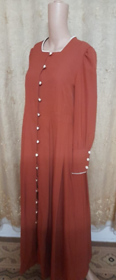 Women Long Sleeve Button Long Maxi Dress $80.85